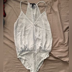 Light blue body suit